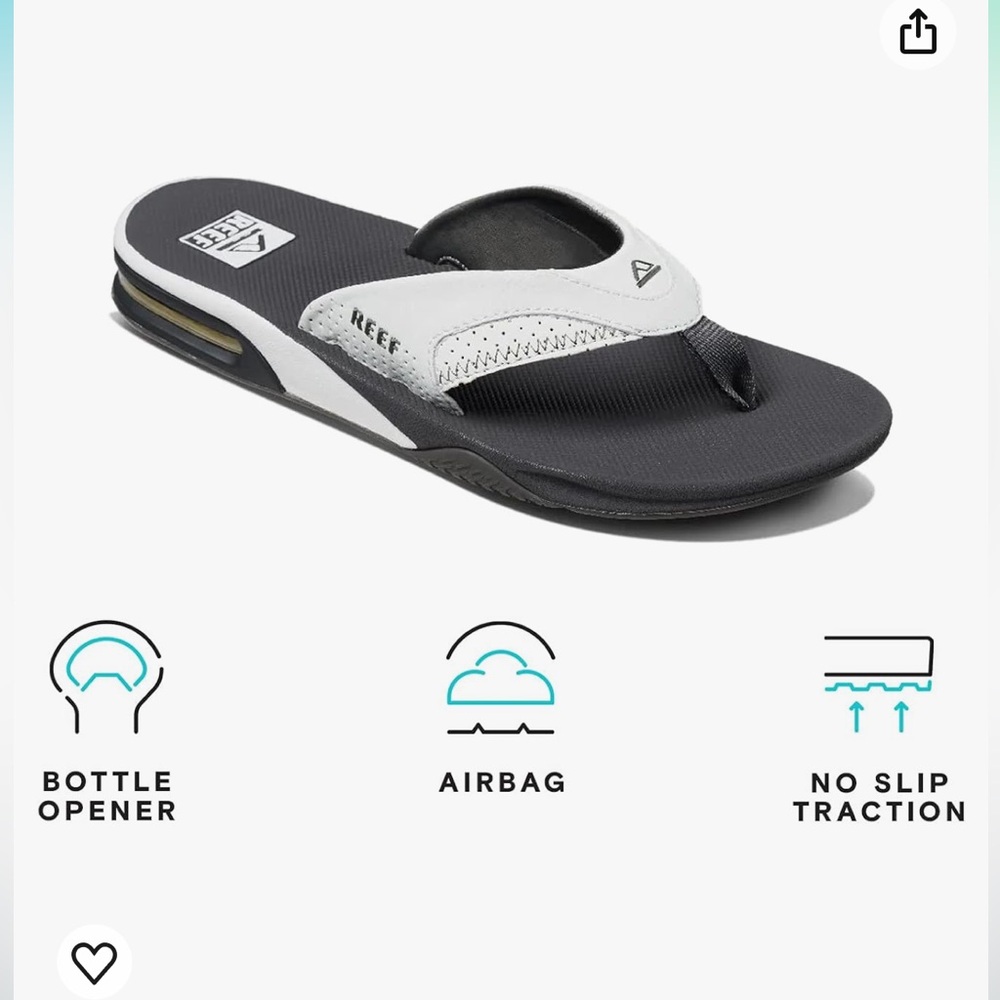NWT Reef Men's Fanning Flip-Flop size 13 - Picture 8 of 8